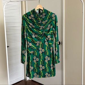 Zara Floral Printed Mini Dress Sz 10